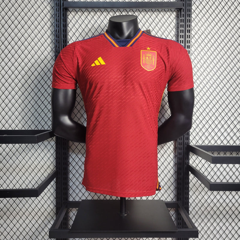 SPAIN NATIONAL TEAM PLAYER VERSION SHIRT 22/23 RED