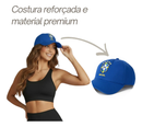 Boné da Seleção Brasileira Brasão Bordado Ajustável Unissex Aba Curva do Brasil