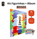 Kit 70 Figurinhas + Álbum (brinde) Copa Do Mundo 2026 Panini