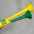 Corneta Vuvuzela Dupla Brasileira Verde e Amarela Copa do Mundo