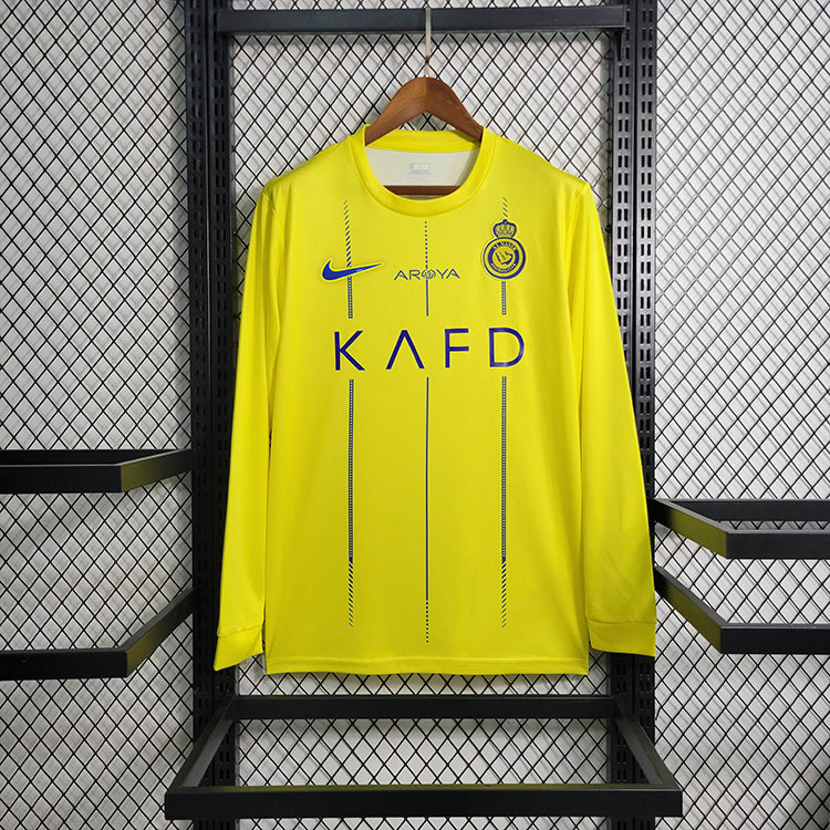 CAMISA MANGA LONGA DO AL NASSR  23/24 AMARELO