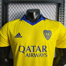 CAMISA VERSÃO PLAYER DO BOCA JUNIORS 22/23 AMARELO